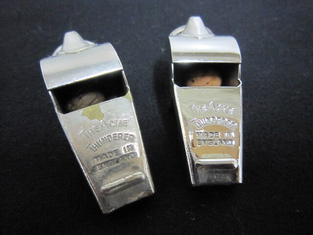 【 アンティーク ホイッスル 2点 まとめて THE ACME THUNDERER イングランド製 ヴィンテージ 】北海道発