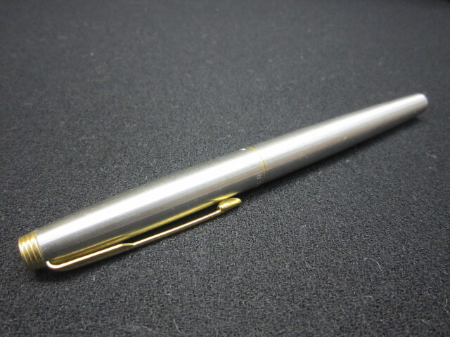 【 PARKER パーカー 75 万年筆 ペン先 14K POINT シルバー 筆記用具 】北海道発