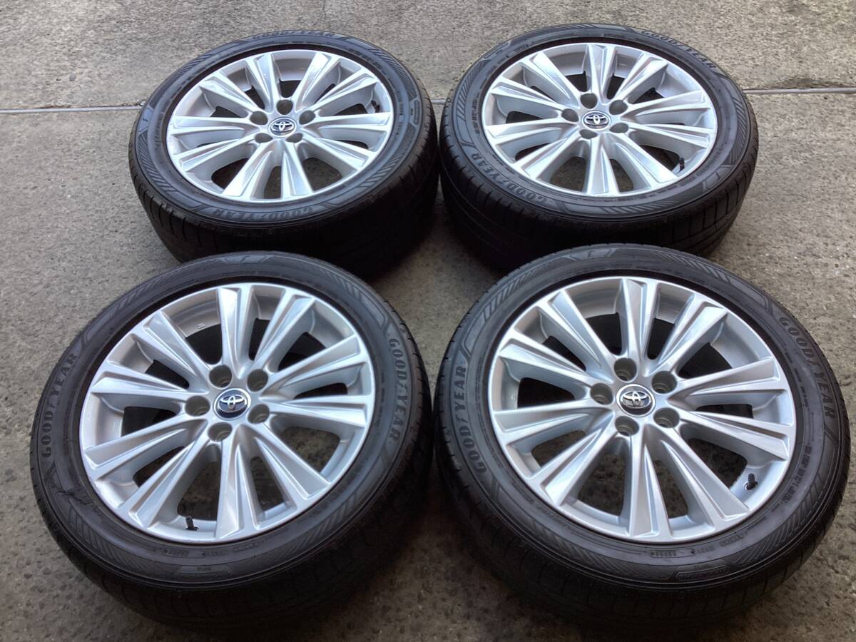 M9558 TOYOTA アルファード ヴェルファイア純正 18インチ 7.5J +45 114.3/5H＆235/50R18 夏タイヤ 4本