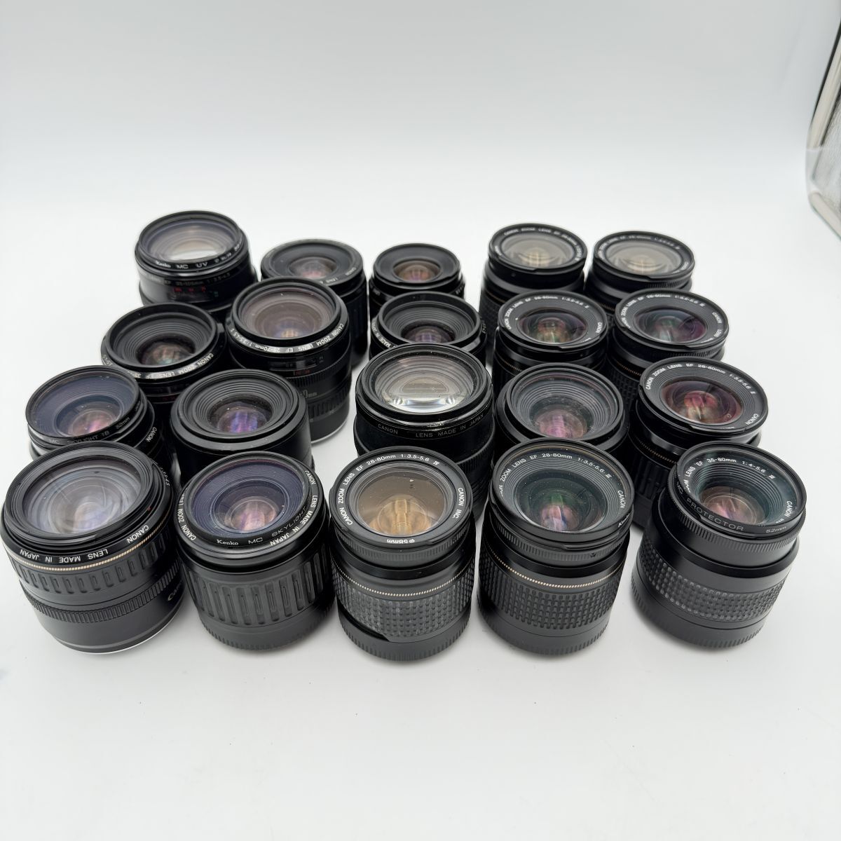 CANON キャノン EF AFレンズ 20個セット まとめ 動作確認済み 28-80 35-70 28-105 ジャンク 現状品 1円スタート 021
