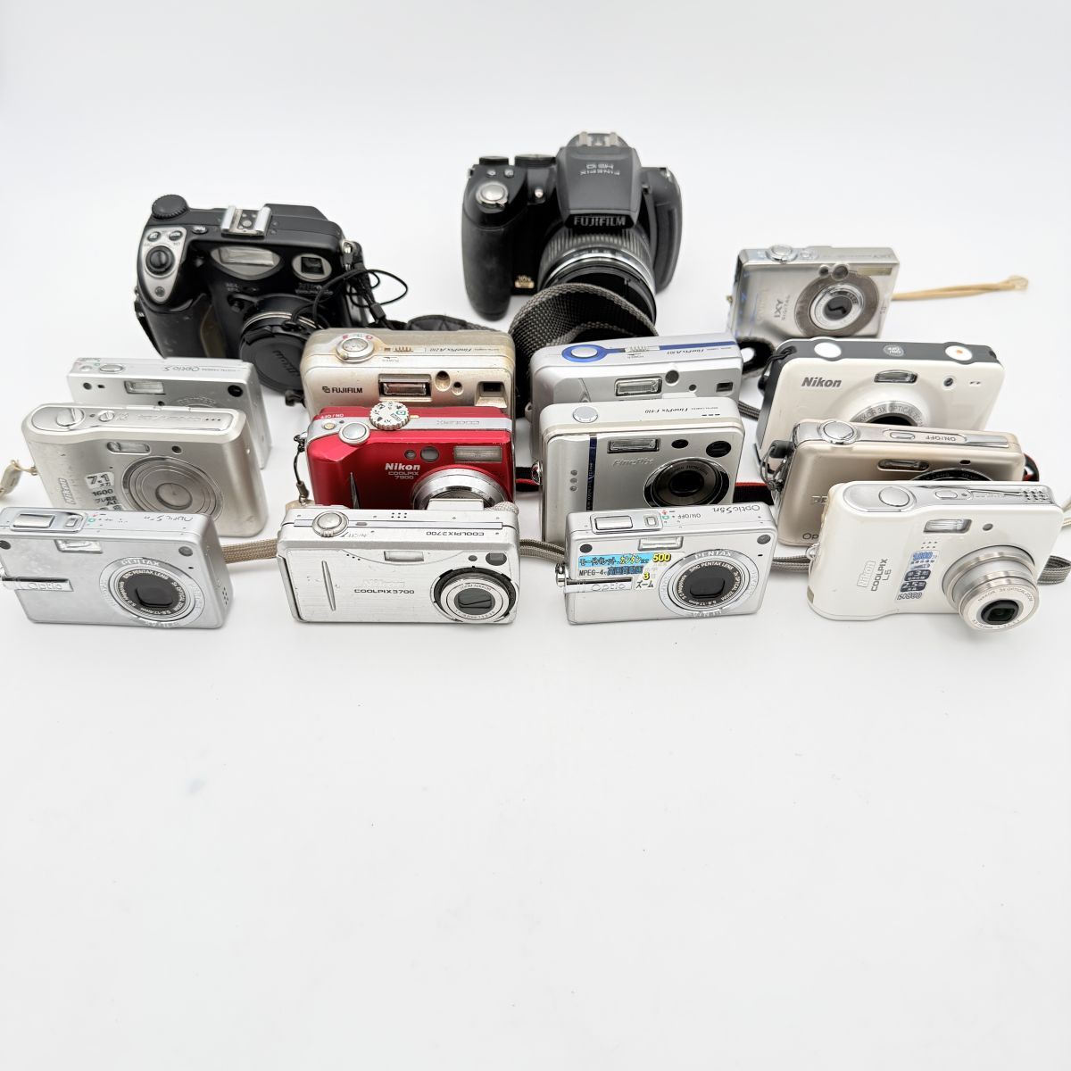 Nikon Canon FUJIFILM PENTAX ニコン キャノン フジフィルム ペンタックス コンデジ デジカメ まとめ ジャンク 現状品 1円スタート 018