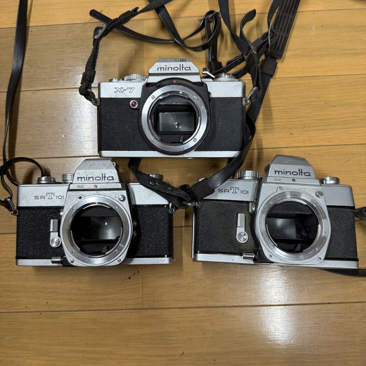 MINOLTA ミノルタ X-7 SRT101 ボディ まとめ 一眼レフ マニュアル 現状品 ジャンク 1円スタート 014