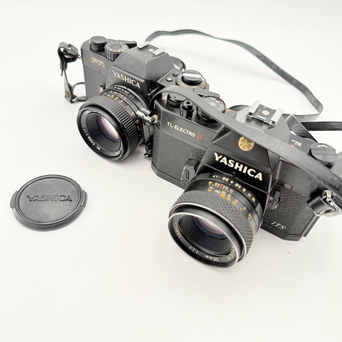 YASHICA ヤシカ FR TL ELECTRO X ML 50mm f/1.7 YASHINON DS-M 50mm f/1.7 ２台 まとめ 現状品 1円スタート ジャンク　006