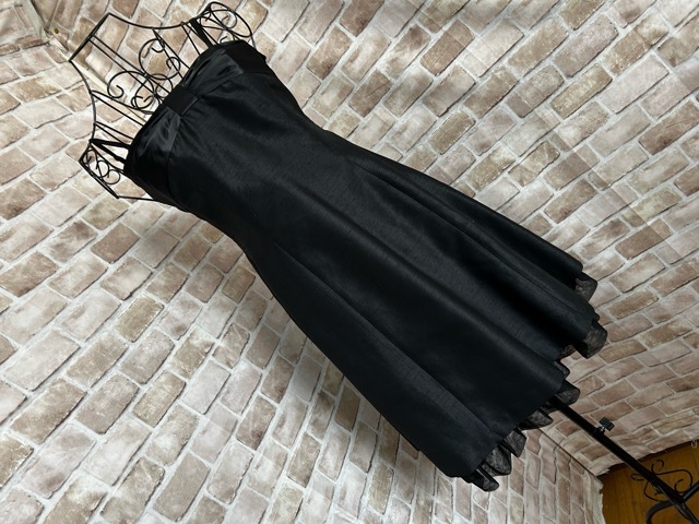 p03111◎LD prime 衣装 ドレスワンピース ブラック パーティードレス 38