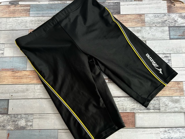 p03163★MIZUNO ミズノ 85ML-200 水着 ブラック フロントパッド入り メンズ L