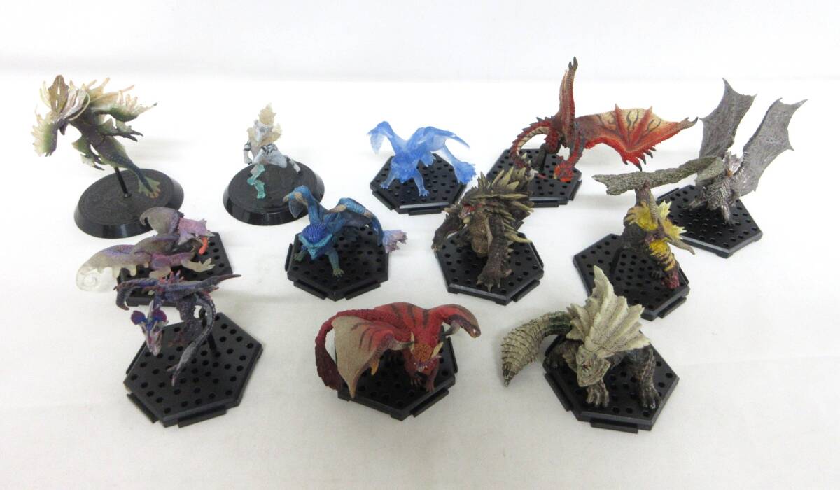 065C439F◆ モンスターハンター カプコンフィギュアビルダー スタンダードモデル Plus フィギュア 12種セット 中古 現状品