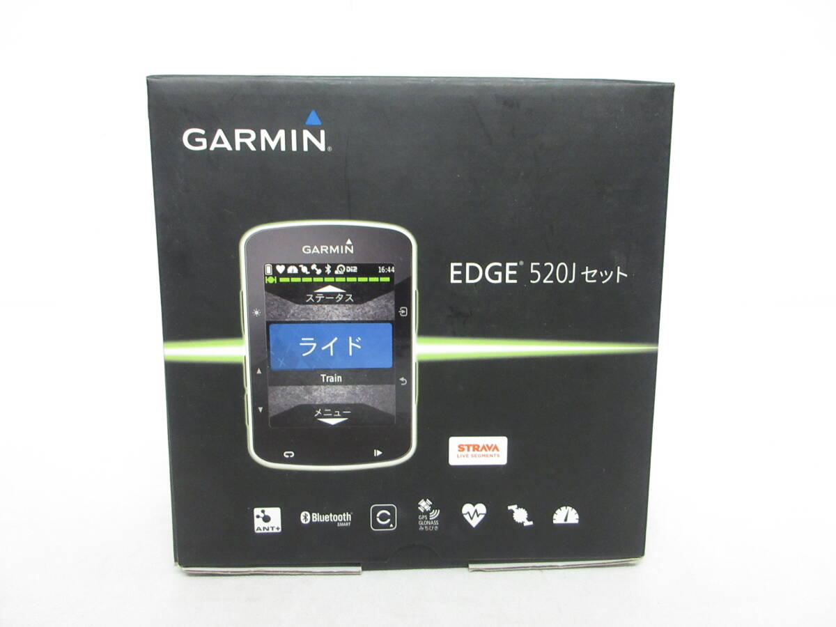 117C425F◆GARMIN ガーミン サイクルコンピューター EDGE520J 中古 動作品