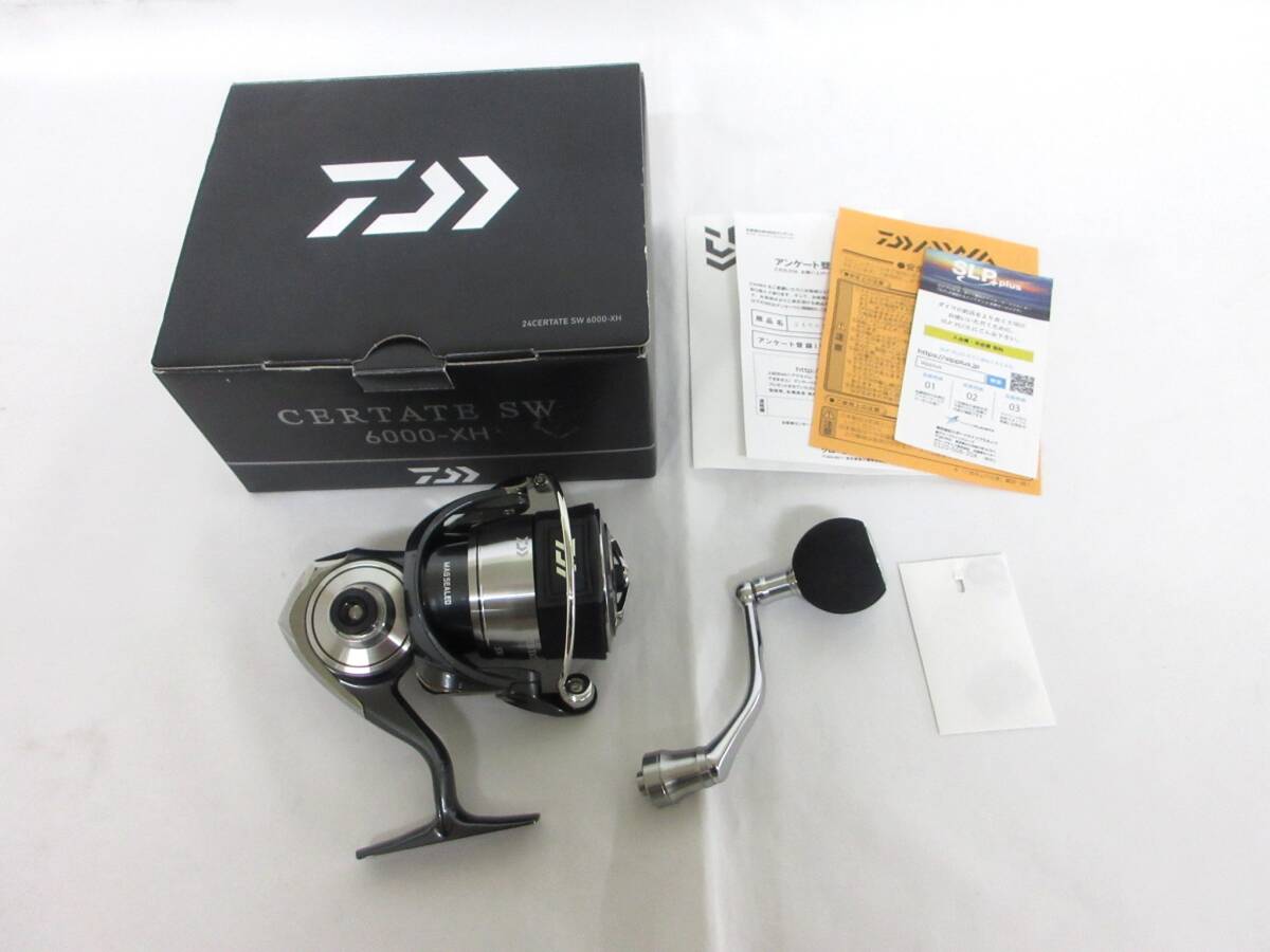 123C428F◆DAIWA ダイワ 24 セルテート SW 6000-XH スピニングリール 中古