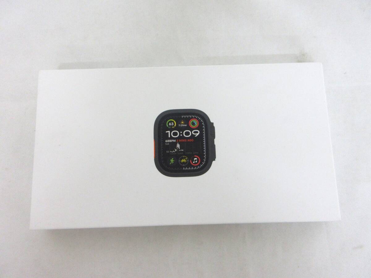 113C435F◆Apple Watch Ultra2 49mm GPS+Cellular モデル ブラックチタニウム MYTJ3J/A 利用制限：ー / バッテリー：100％ 中古 動作OK
