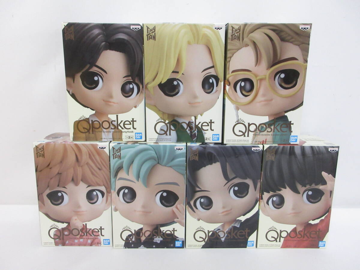 063C438F◆【未開封 /7体セット】BTS TinyTAN タイニータン フィギュア Dynamite Q posket バンプレスト