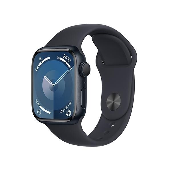 113C432F◆【新品未開封】Apple Watch Series 9 GPSモデル 41mm MR8W3J/A アルミニウム ミッドナイト スポーツバンド
