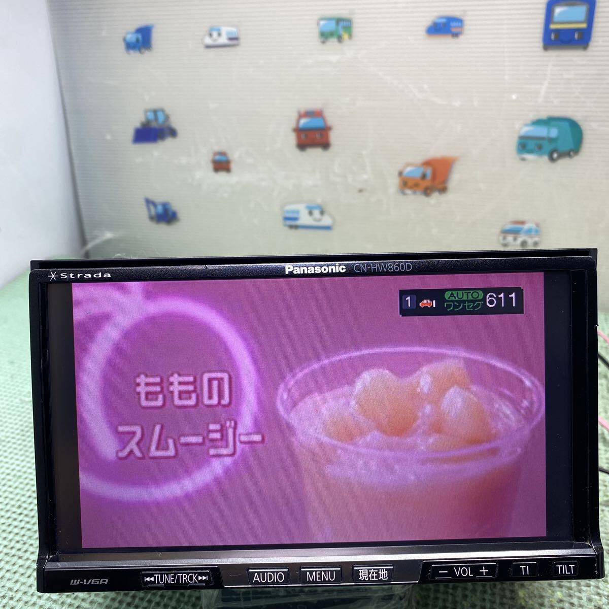 パナソニック ストラーダ CN-HW860D HDDナビ ★ジャンク★★