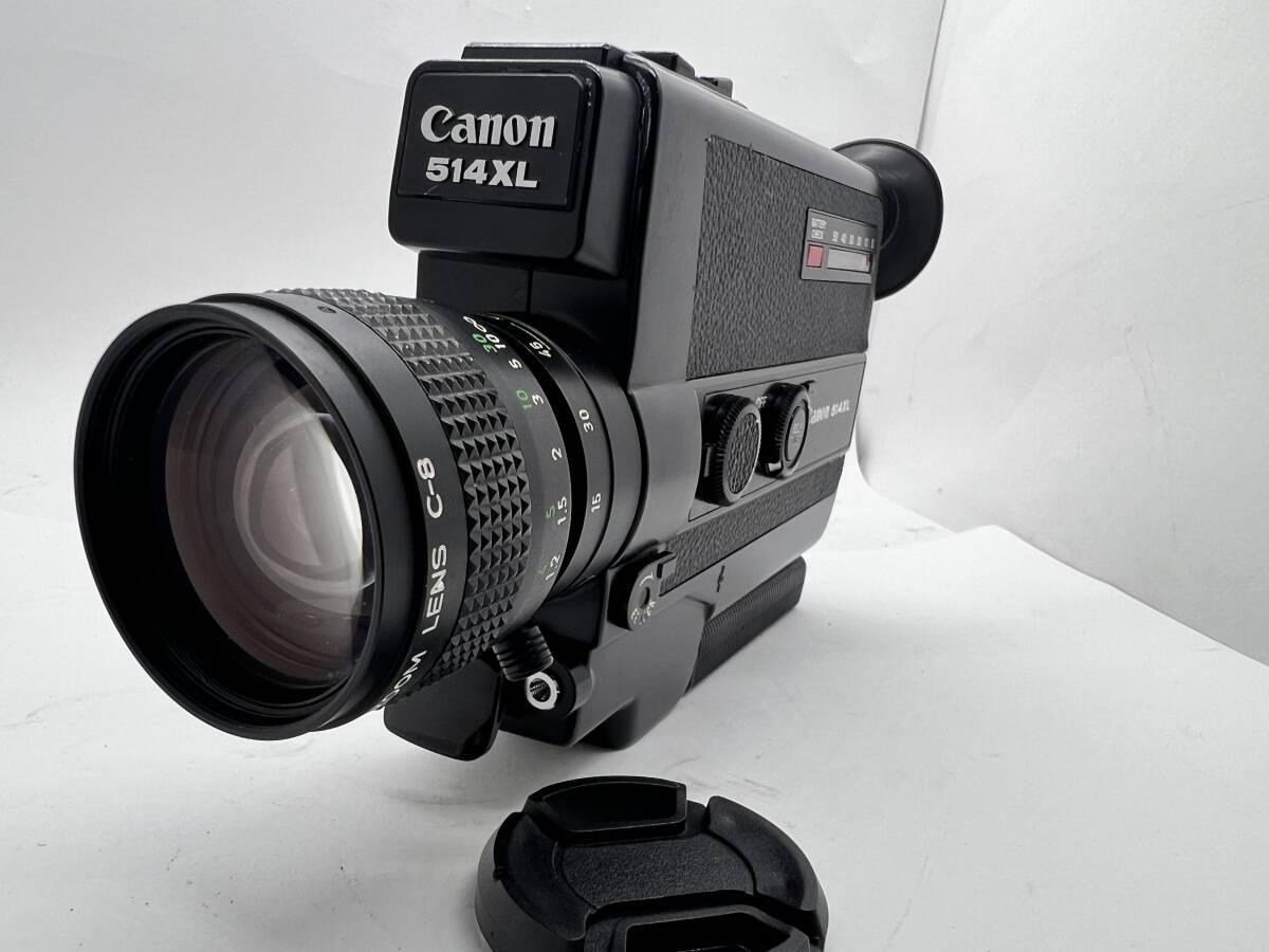 [美品・動作品・光学OK] キャノン Canon 514XL Super 8 8mm Movie Film Camera 9-45mm F1.4