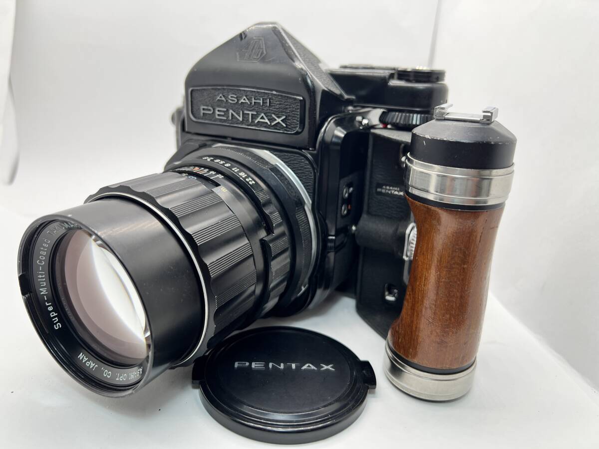 [良品・動作品・光学OK] ペンタックス Pentax 6x7 67 TTL Mirror Up Film Camera + SMC T 150mm f2.8 Lens