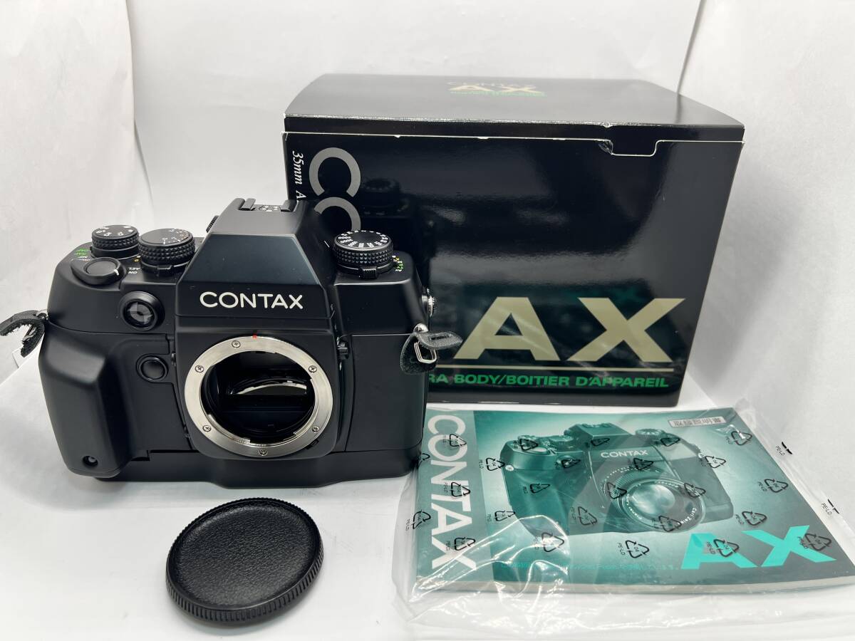 [新品同様品] コンタックス Contax AX SLR 35mm Film Camera Body Black 
