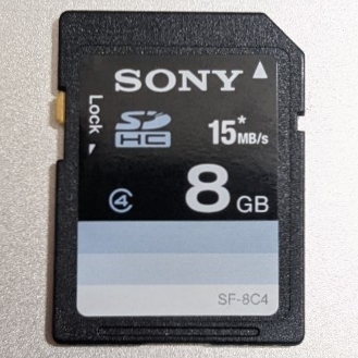 8GB SDカード SONY ソニー 動作確認済み