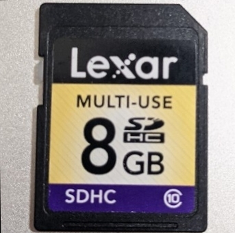 8GB Lexar SDHCカード SDカード レクサー 動作確認済み