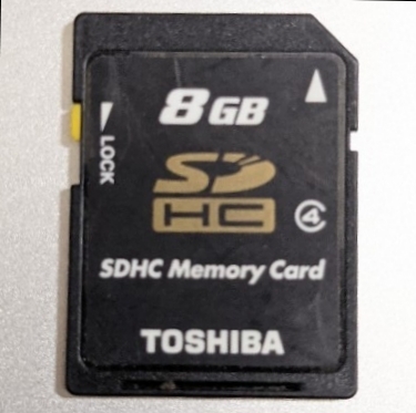 8GB TOSHIBA SDカード SDHCカード 動作確認済み