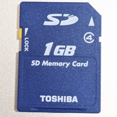 1GB TOSHIBA SDメモリーカード 東芝 SDカード 動作確認済み