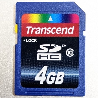4GB Transcend SDHCカード SDカード トランセンド 動作確認済み