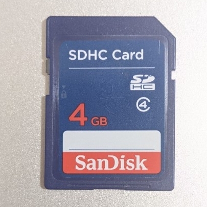 4GB SDカード SanDisk SDHCカード 動作確認済み