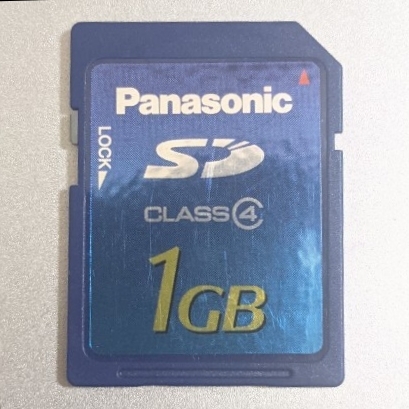 1GB Panasonic SDカード パナソニック CLASS4 動作確認済み