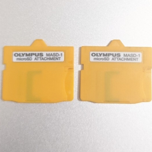 xDピクチャーカード MASD-1 MicroSDカード 変換アダプター オリンパス 動作確認済み 2個セット
