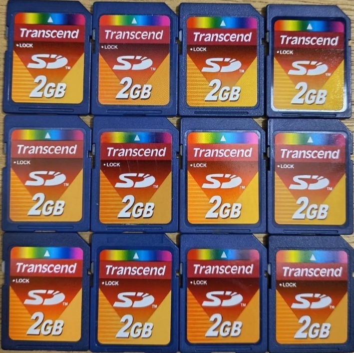 2GB Transcend SDカード 12個まとめセット 動作確認済み トランセンド