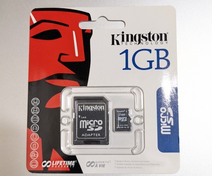 新品未開封 1GB microSDカード キングストン Kingston マイクロSDカード