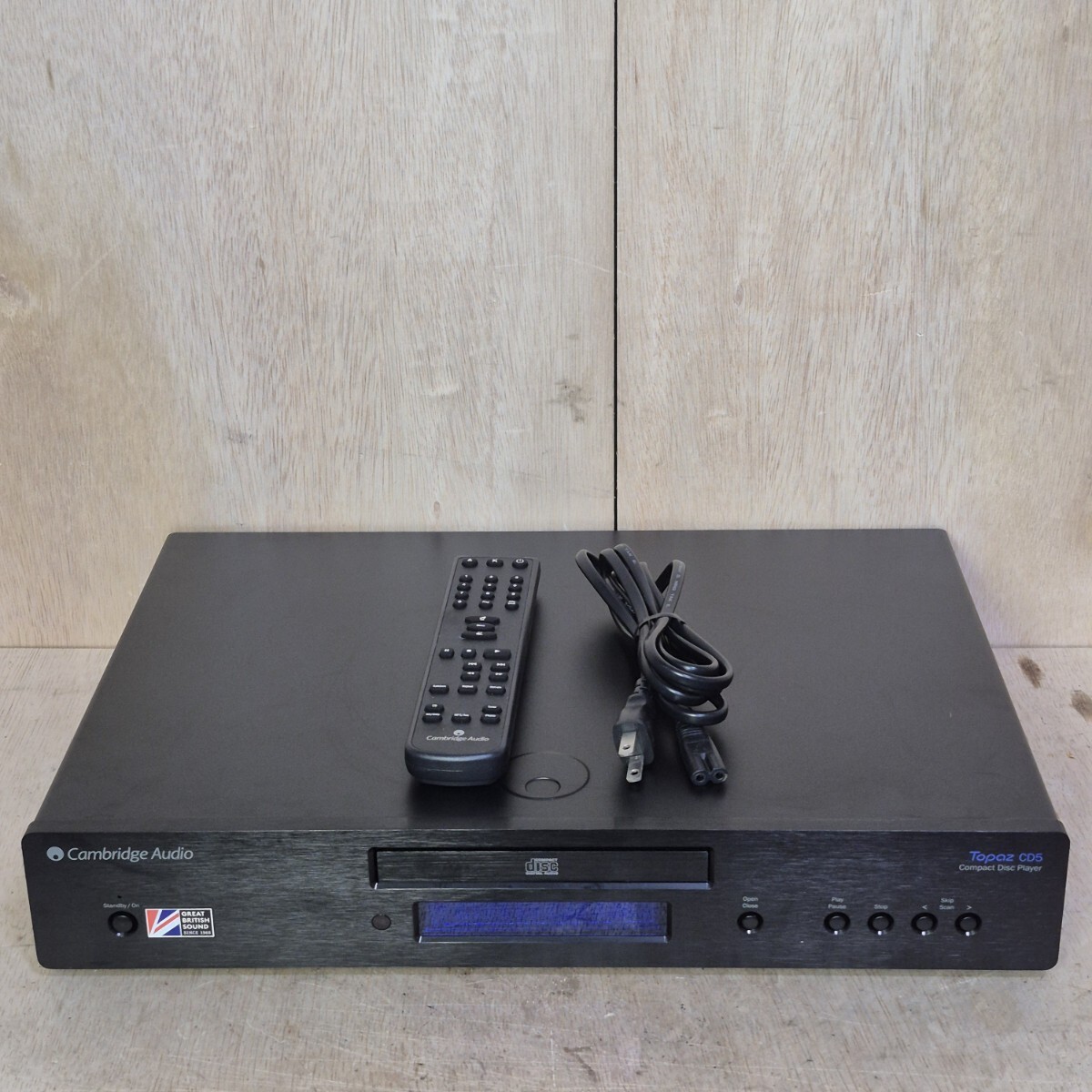 Cambridge Audio Topaz CD5 ケンブリッジオーディオ トパーズ CDプレーヤー リモコン 電源コード 付 オーディオ機器 ジャンク
