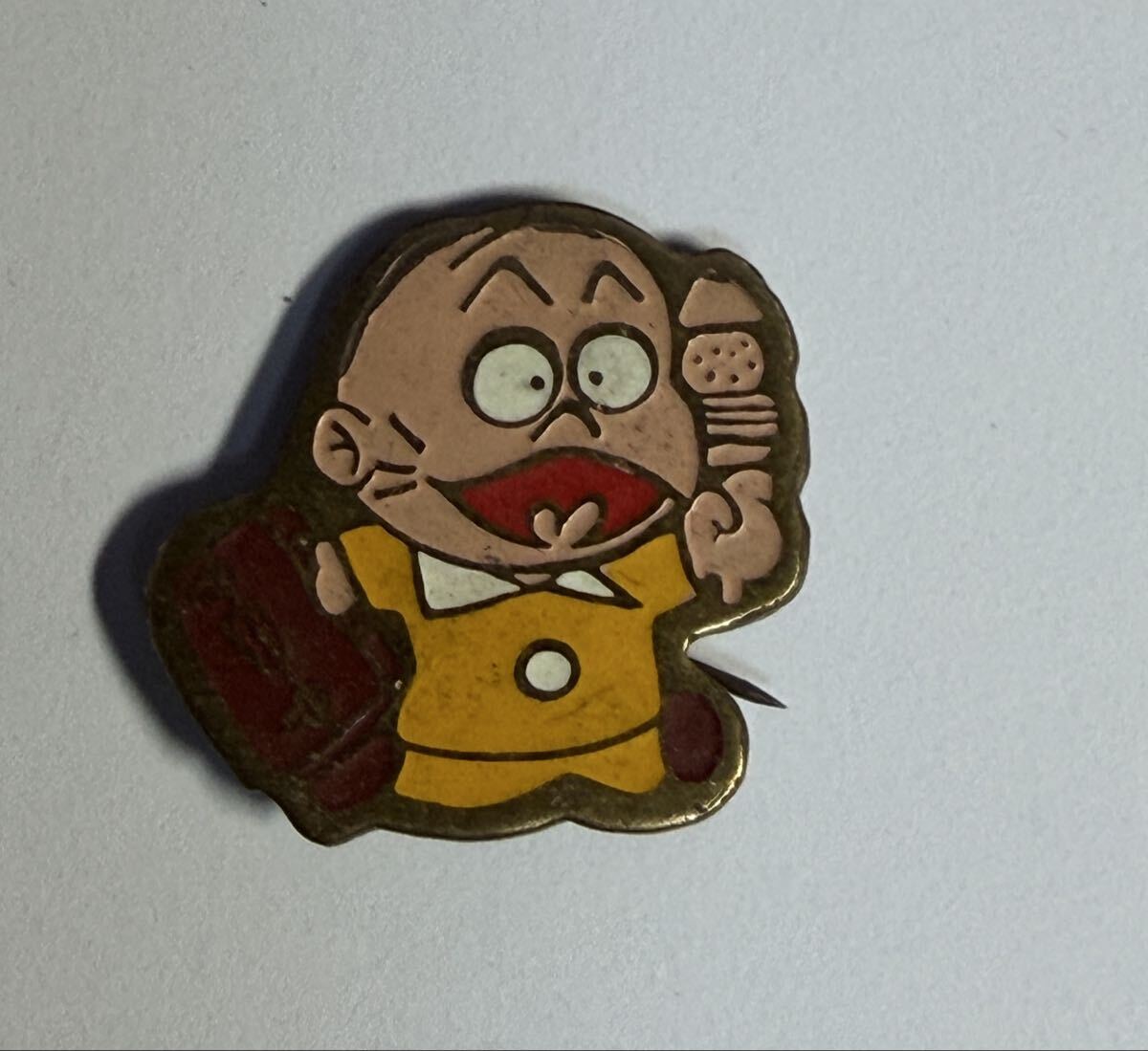 おそ松くん　チビ太　ピン バッジ コビト製菓 赤塚不二夫 非売品 約2センチ　当時物 昭和レトロ 