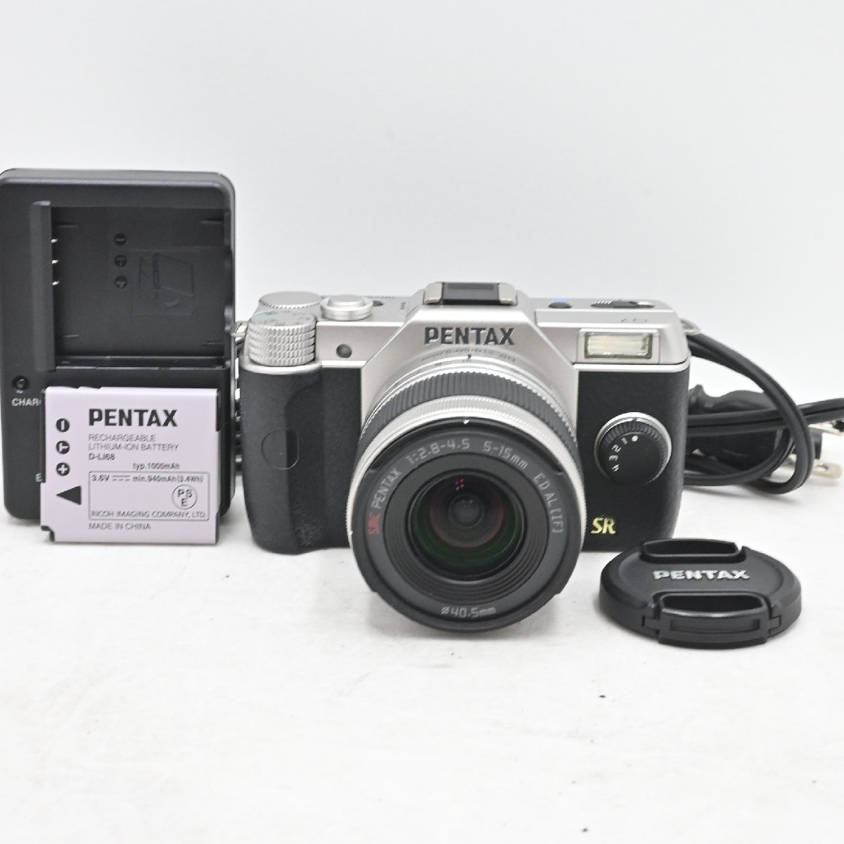 PENTAX ミラーレス一眼 Q7 ズームレンズキット [標準ズーム 02 STANDARD ZOOM] シルバー