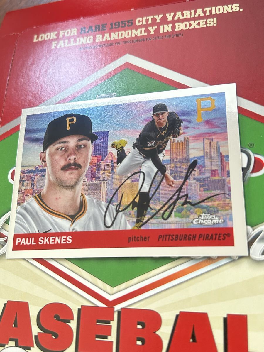 topps chrome paul skenes ポール　スキーンズ　platinum mlb