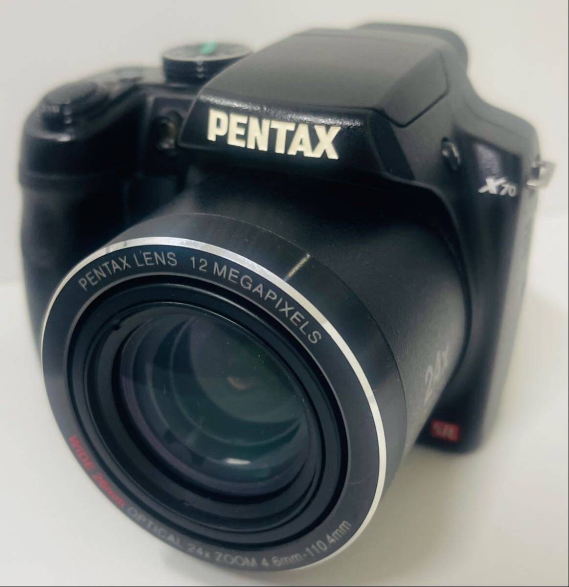 ペンタックス PENTAX X70 デジタルカメラ コンデジ 1円スタート 動作未確認 ブラック ZOOM 4.6mm-110.4mm カメラ