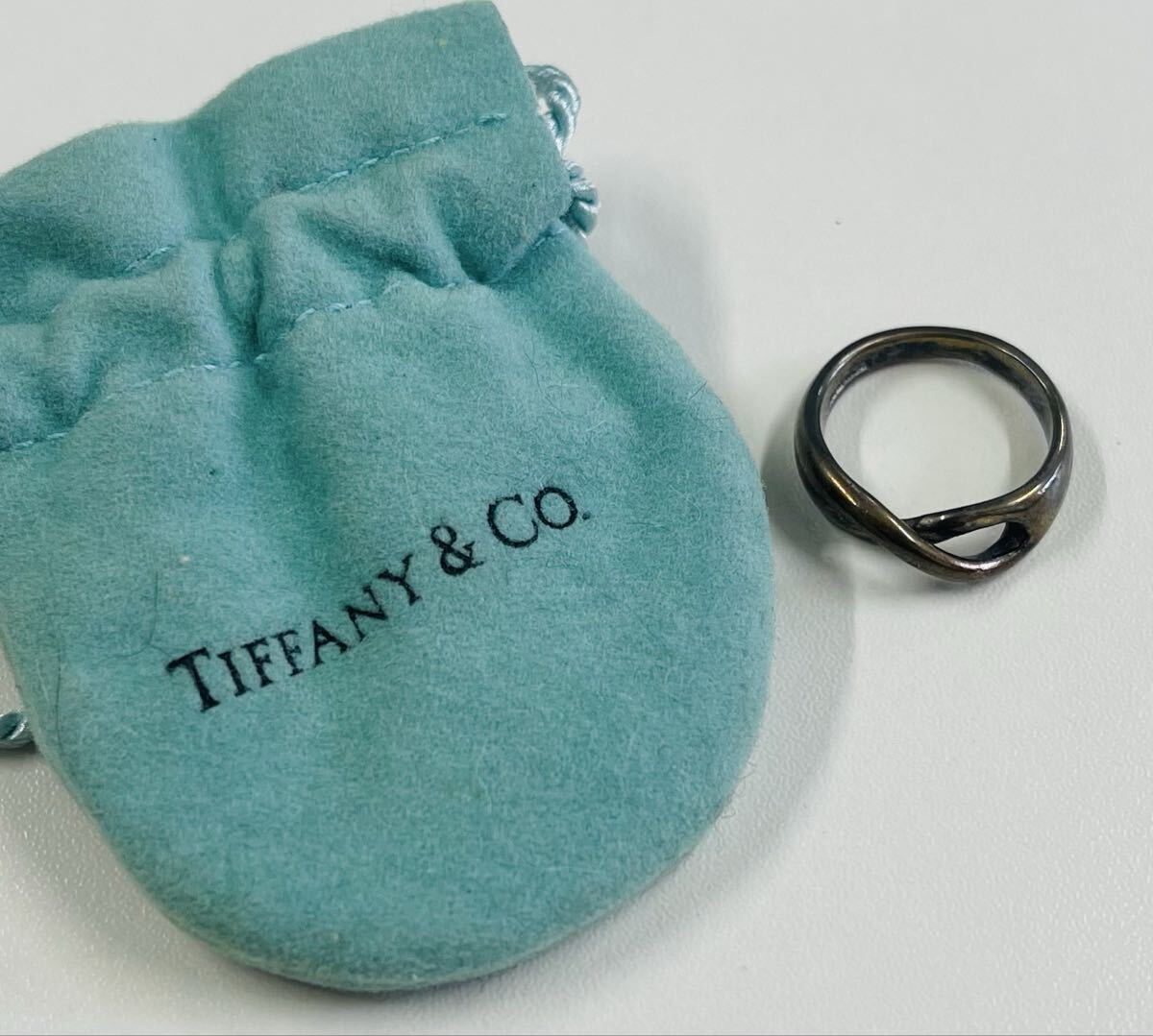 ティファニー リング Tiffany 指輪 リング シルバー 925 9号 1円スタート レディース インフィニティ