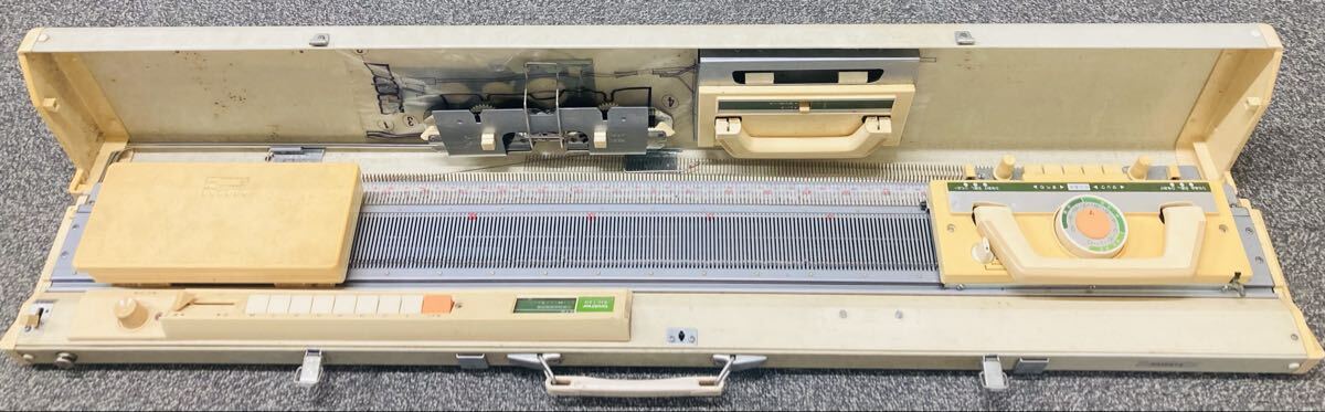 BROTHER ブラザー KH-120 編み機 ニットマシン 動作未確認 1円スタート ジャンク出品 ハンドクラフト 昭和レトロ 手芸 手工芸 編機