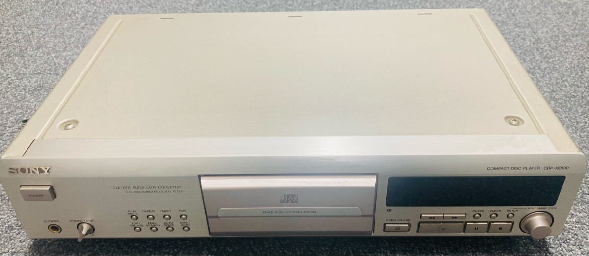SONY ソニー CDP-XE900 CDプレーヤー 動作未確認 1円スタート ジャンク品 オーディオ機器 CDプレーヤ CDデッキ 音響機器 オーディオ