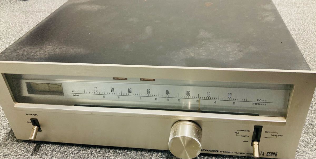 パイオニア PIONEER ステレオチューナー TX-6600Ⅱ動作未確認 1円スタート ジャンク品 STEREO TUNER Pioneer オーディオ機器 音響機器