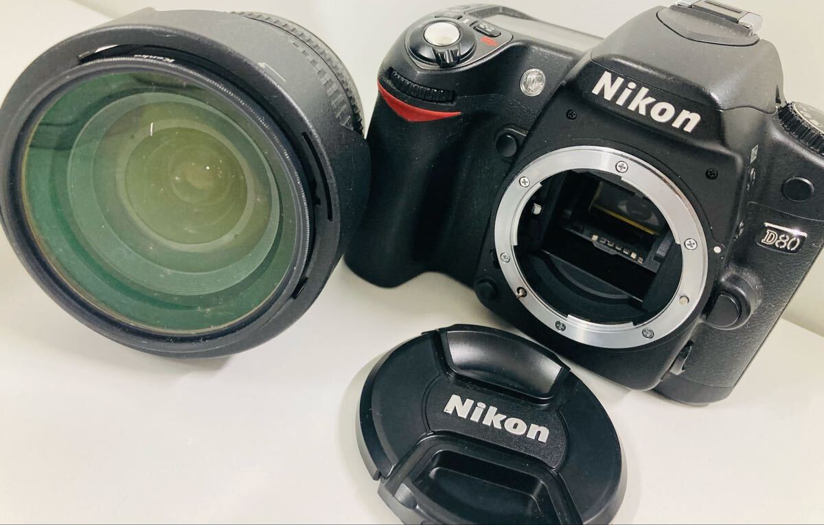 ニコン Nikon D80 デジタル一眼レフカメラ 動作未確認 ジャンク品 1円スタート レンズ AF-S NIKKOR 18-135mm 3.5-5.6G ED デジタルカメラ