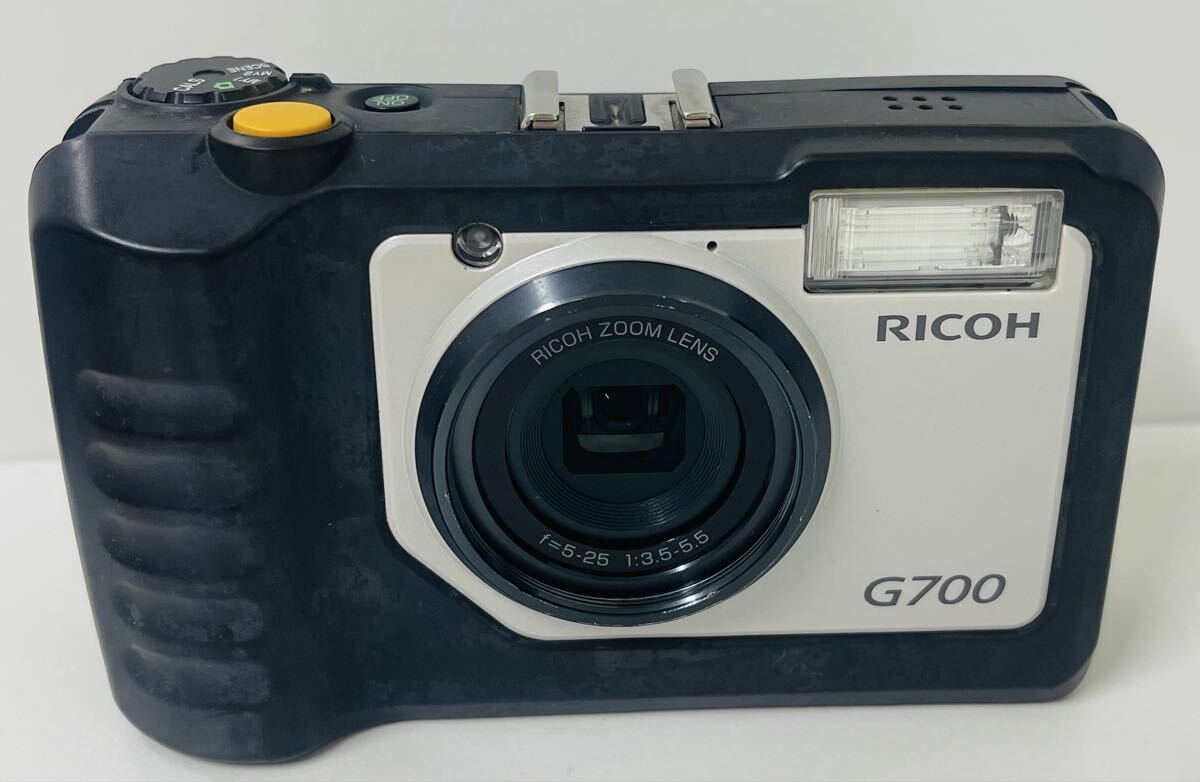 RICOH リコー G700 デジカメ カメラ 1円スタート 防塵 耐衝撃 動作未確認 ジャンク品