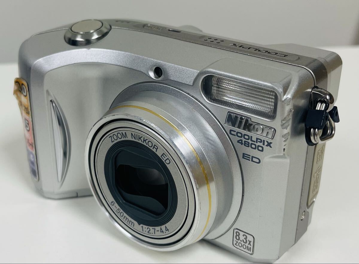 Nikon ニコン COOLPIX 4800 ED 8.3x ZOOM 1円スタート カメラ コンパクトデジタルカメラ 動作未確認 ジャンク品 シルバー