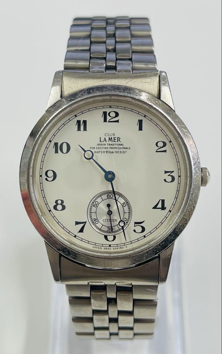 シチズン CITIZEN CLUB LA MER クォーツ 腕時計 不動品 4645-E66971 TA 腕周り約18cm 1円スタート メンズ