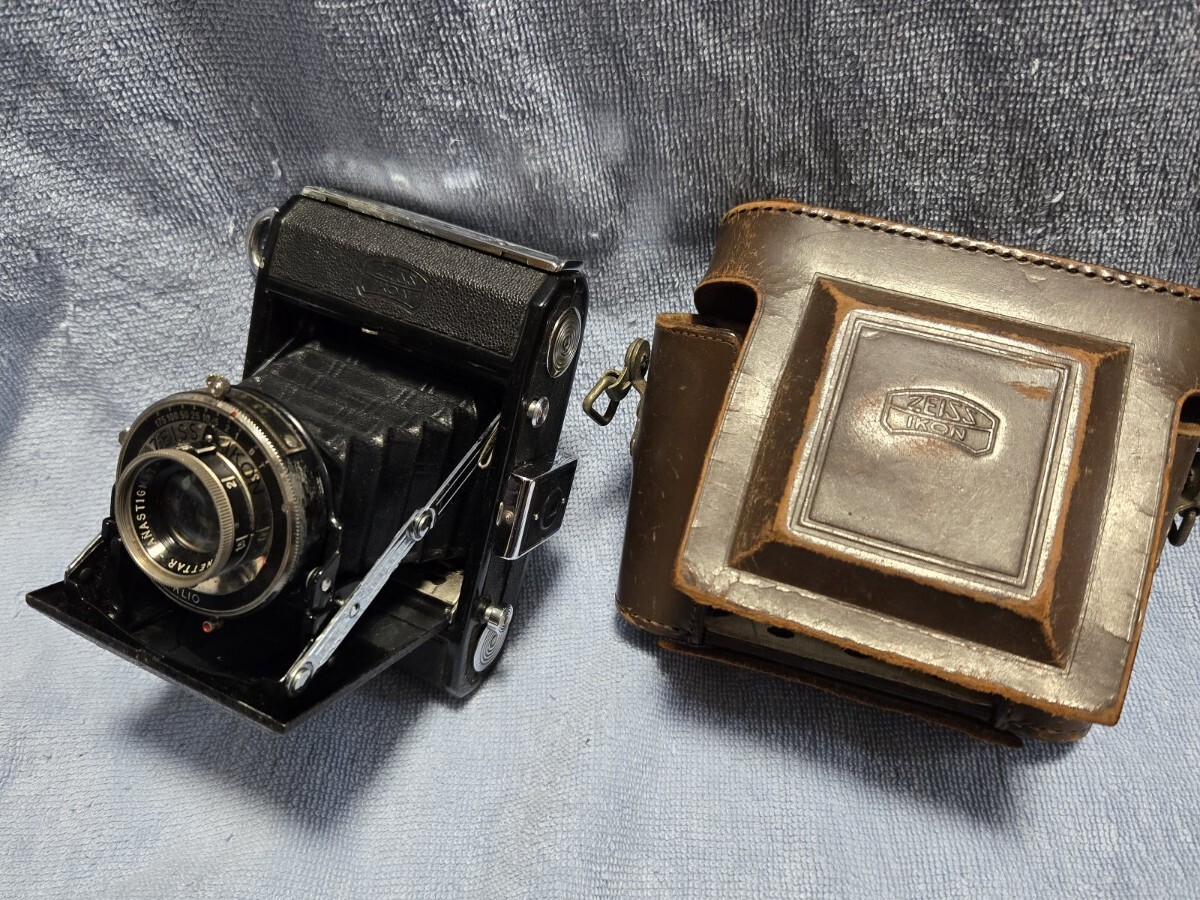 1円スタート売り切り！＊長期保管ジャンク扱い＊コレクション等に！＊ZEISS IKON蛇腹カメラ/KLIO/カールツァイス/Nettar 515/ヴィンテージ
