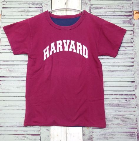 アメリカ古着 HARVARD リバーシブルＴシャツ ダブルＴシャツ ハーバード大学 ヴィンテージ オールド Vintage old ダブルフェイス
