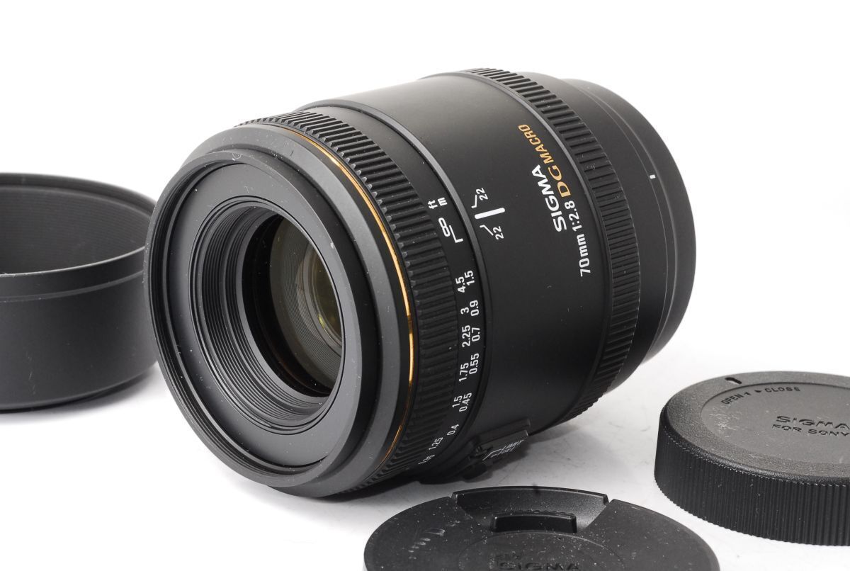 ★極上美品★ シグマ SIGMA 70mm F2.8 EX DG MACRO SONY ソニー Aマウント #W82200250
