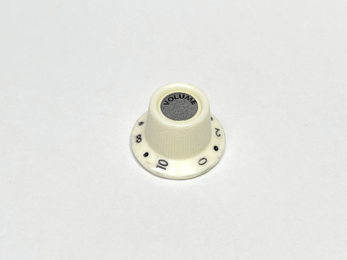 TEISCO [ VOLUME ] ボリュームノブ アイボリー 再現製作品 1個 5.5mm対応　