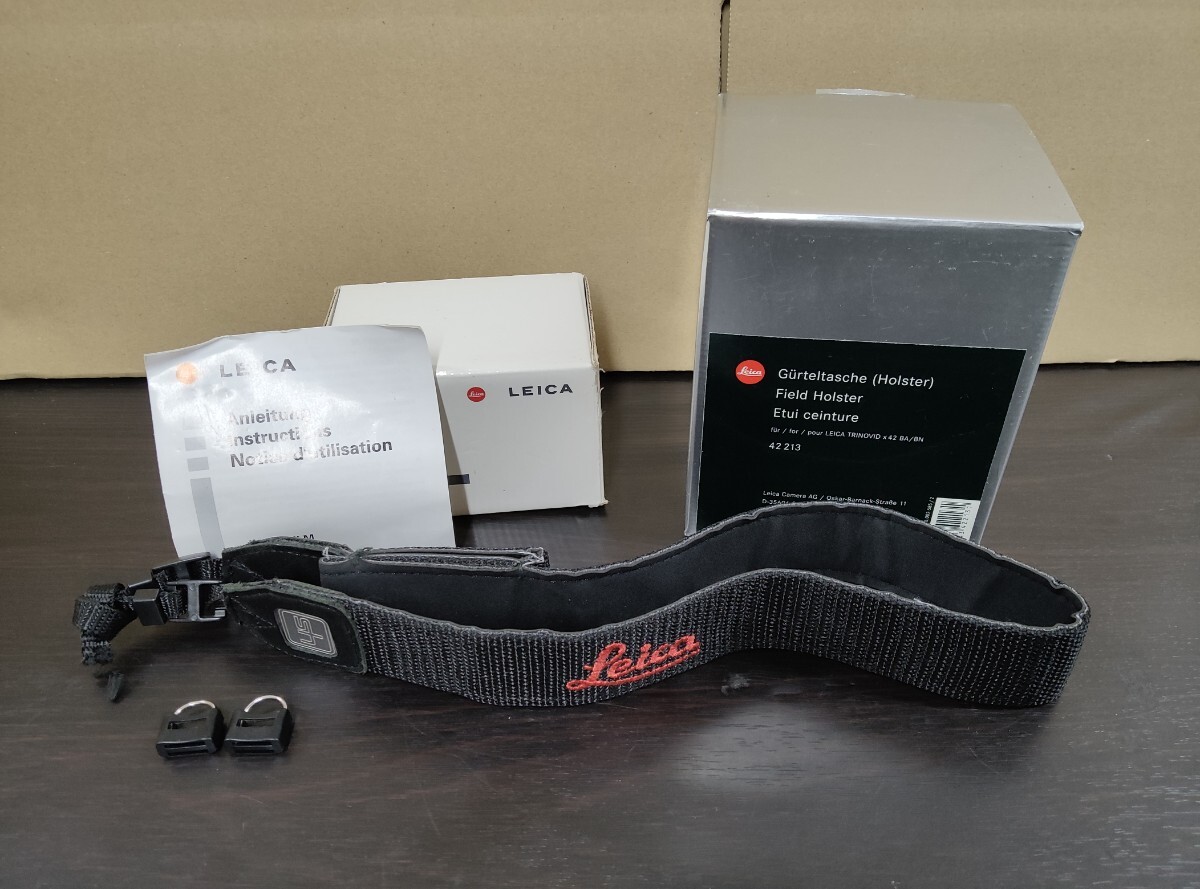 Leica　ライカ　ハンドグリップ+空箱　2点セット　ストラップ　ハンドグリップ　ブラック　カメラ用品　現状品