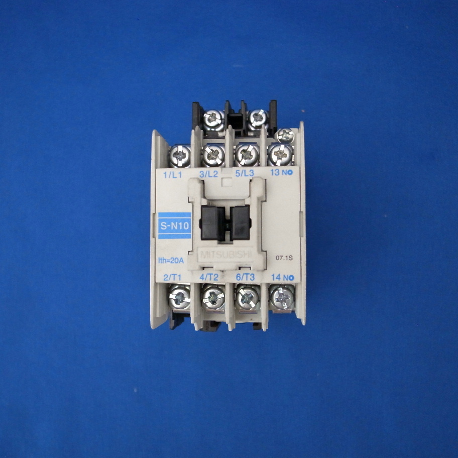 三菱電機 電磁接触器 S-N10 AC200V 1a 中古品