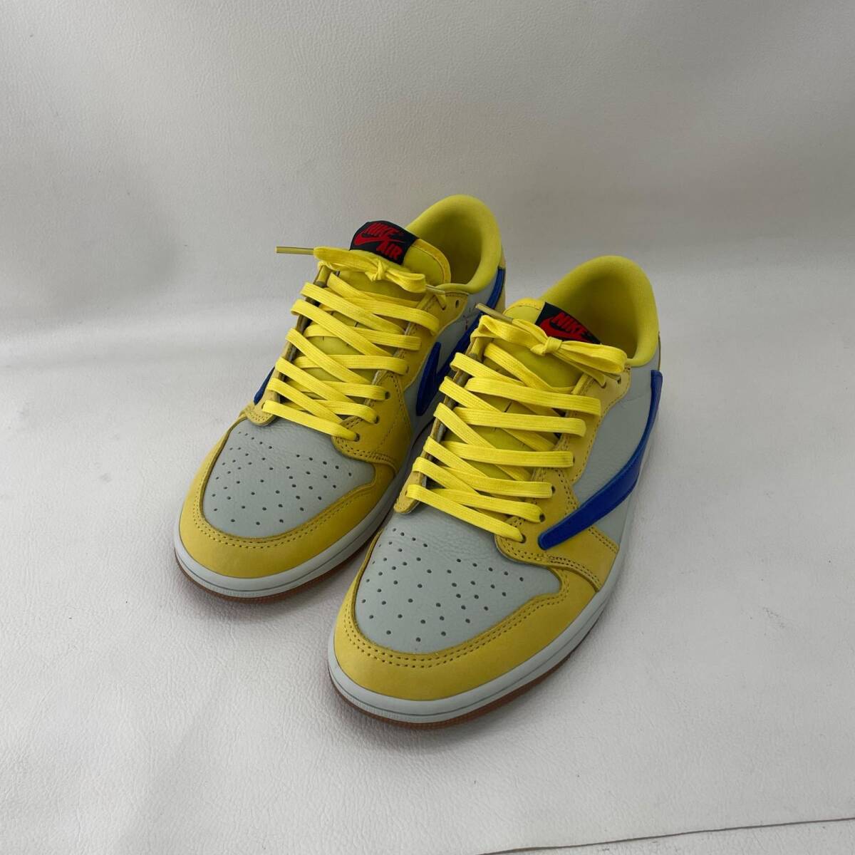 靴 スニーカー ナイキ NIKE メンズ イエロー SIZE_27.5cm 程度A Travis_Scott_×_Jordan1Low_OG_Canary DZ4137-700 ◆2009