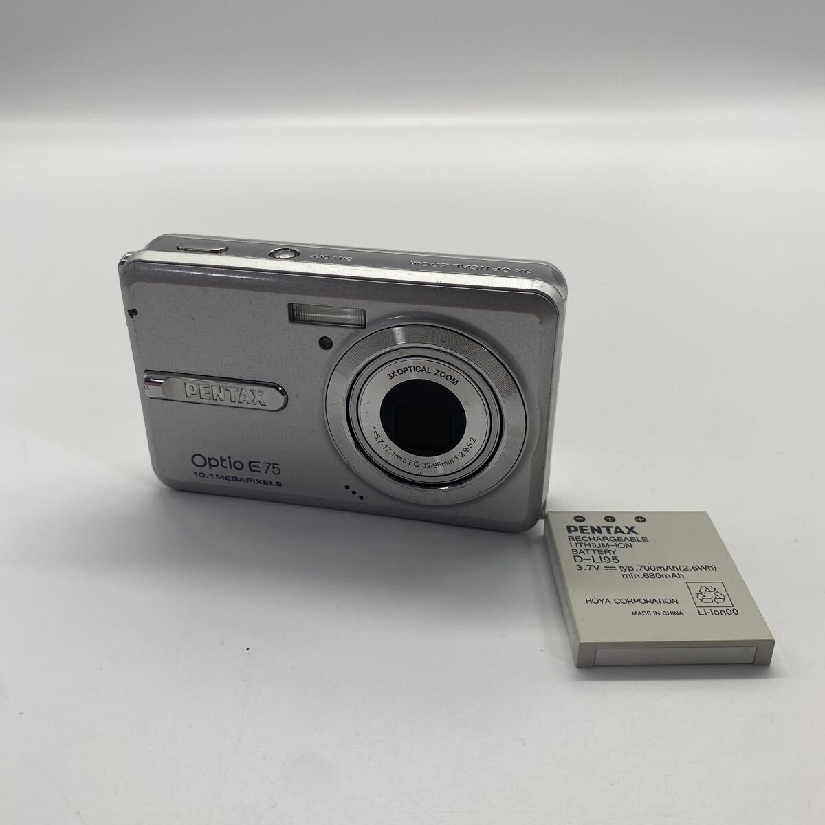PENTAX ペンタックス コンパクトデジタルカメラ デジカメ Optio E75 シルバー